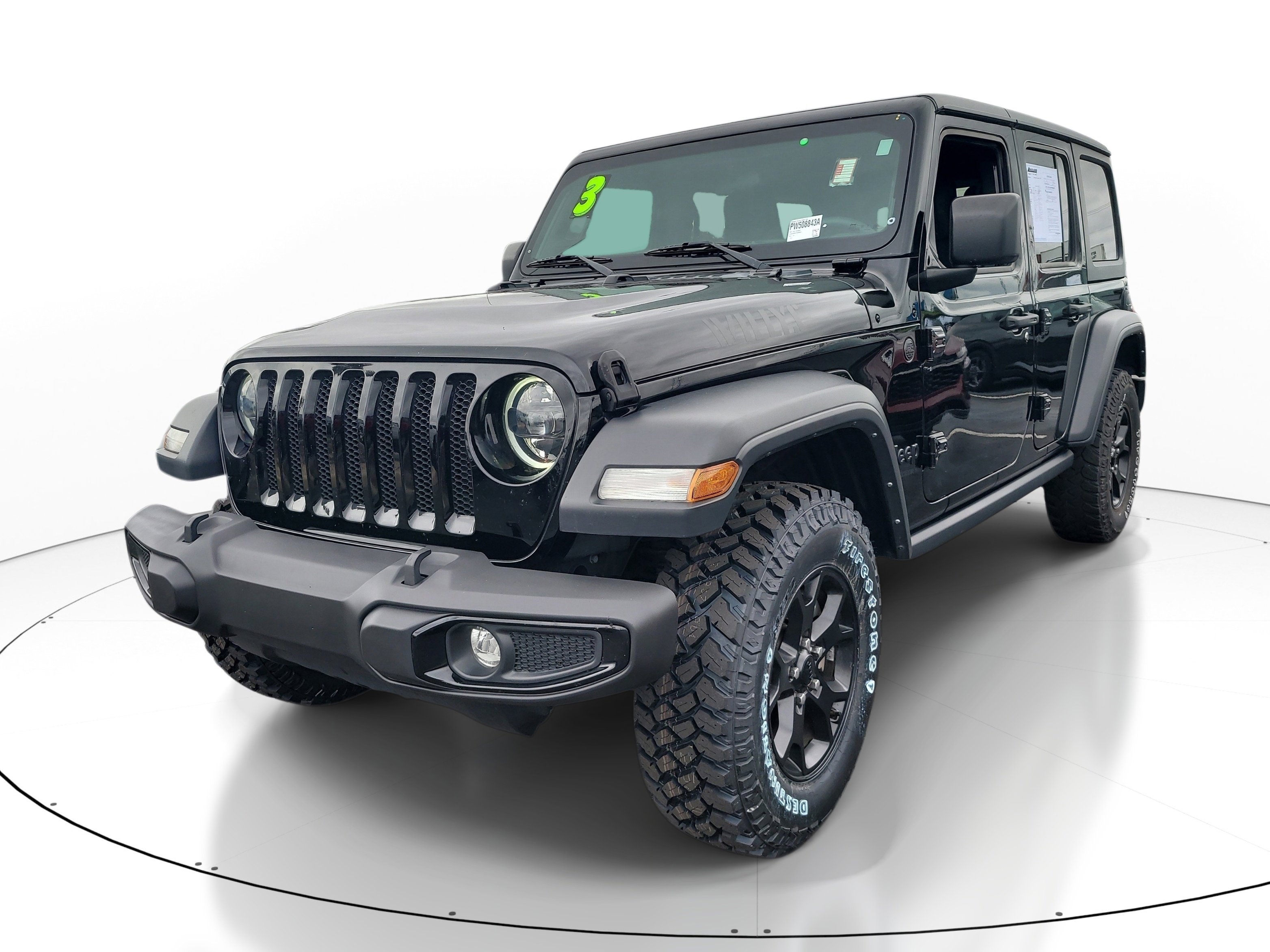Used 2023 Black Clearcoat Jeep Willys image 3