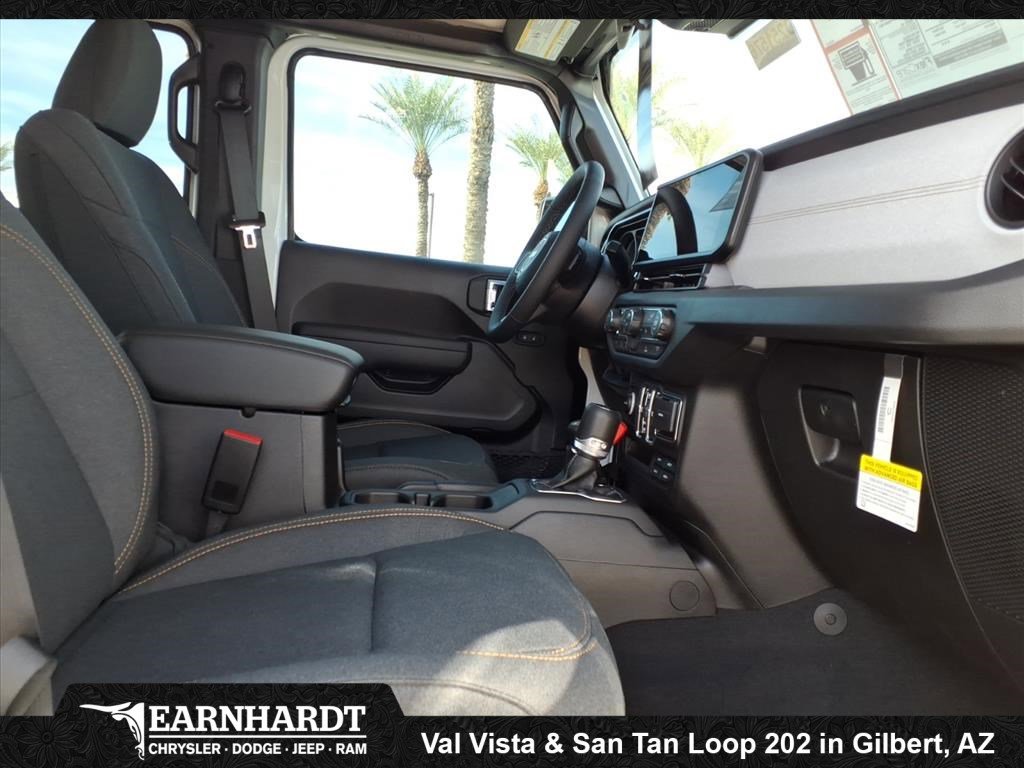 New 2025 Bright White Clearcoat Jeep Sport S image 7