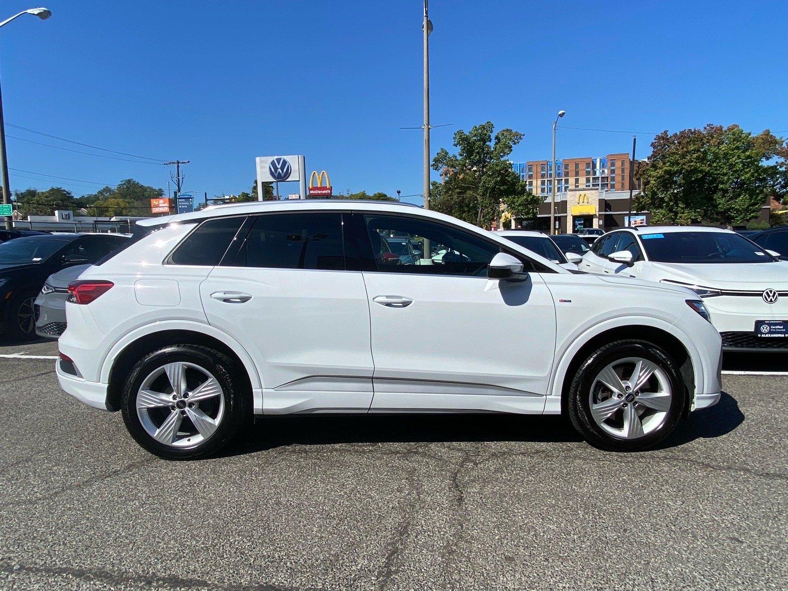Used 2023 Audi Q4 e-tron Premium with VIN WA1K2BFZ1PP048252 for sale in Alexandria, VA