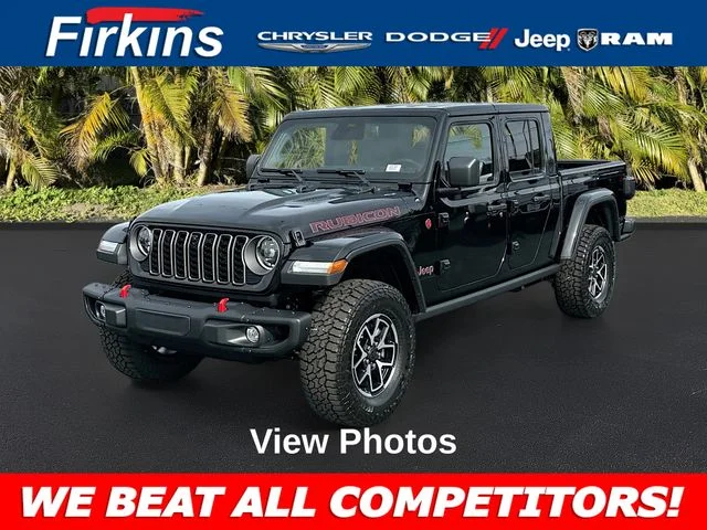 New 2026 Black Clear-Coat Exterior Paint Jeep Rubicon X image 1