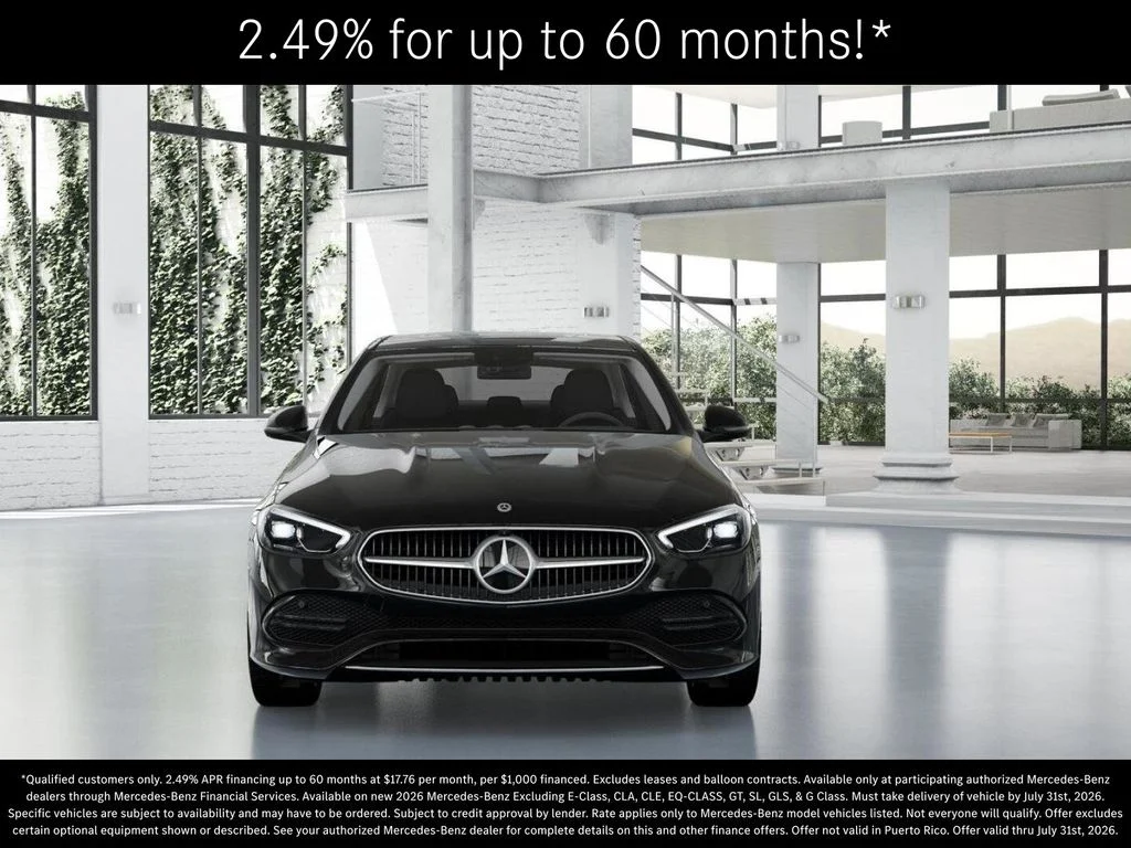 New 2026 Black Mercedes-Benz C 300 image 7
