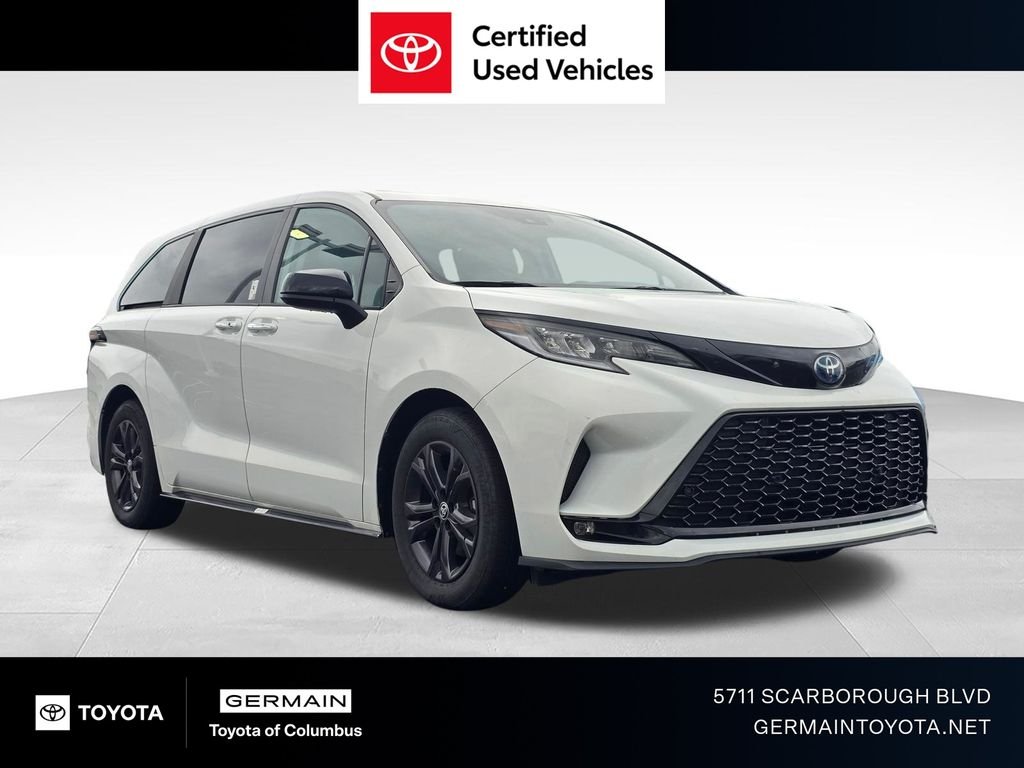 Certified Used 2025 White Toyota XSE image 1