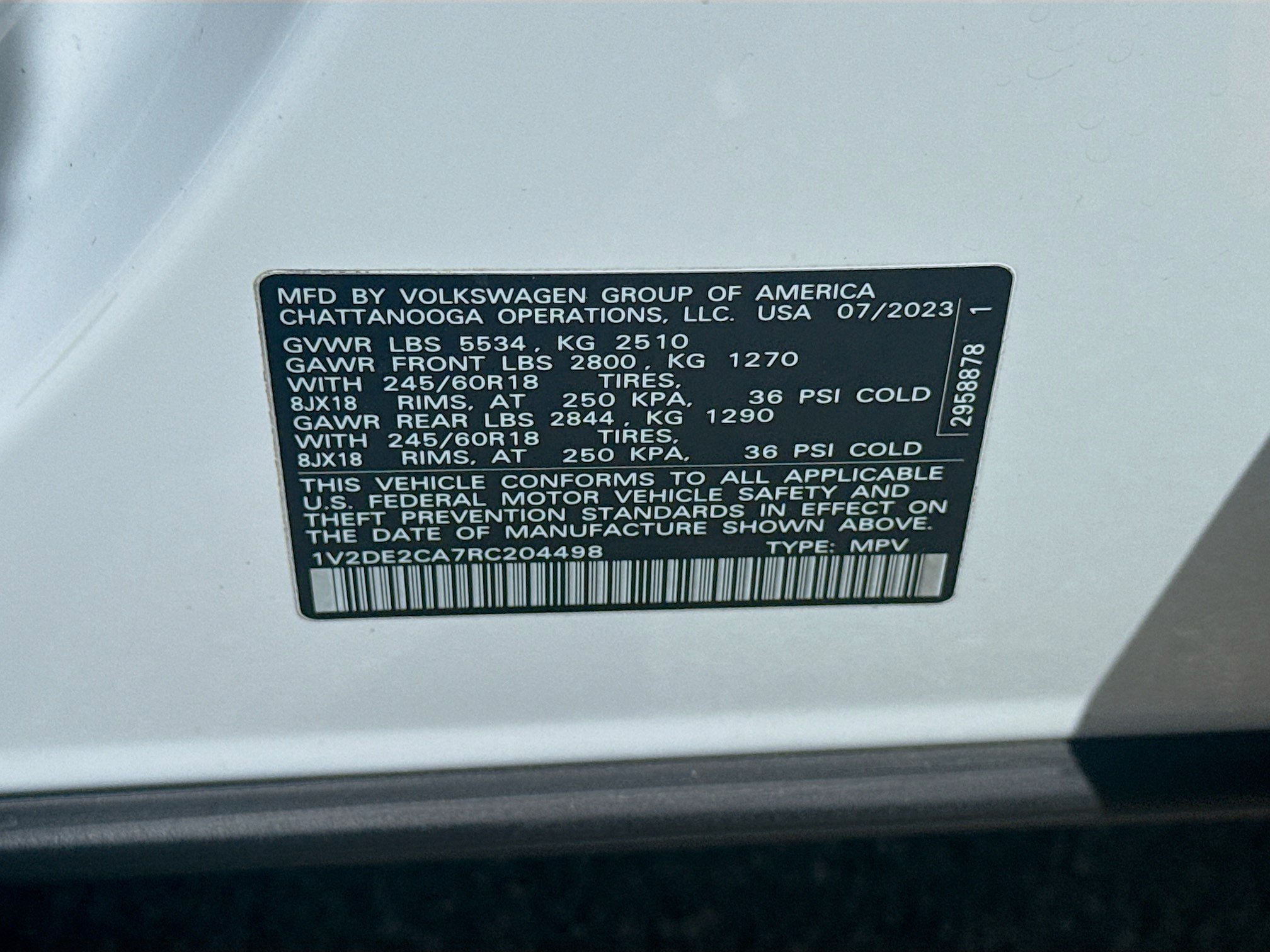 Certified Used 2024 Pure White Volkswagen 2.0T SE image 37