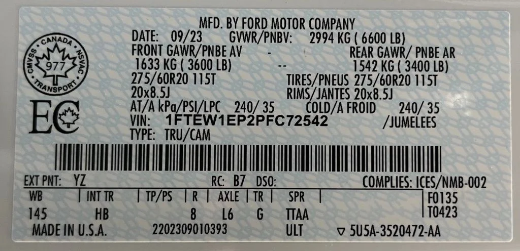 Used 2023 White Ford Lariat image 63