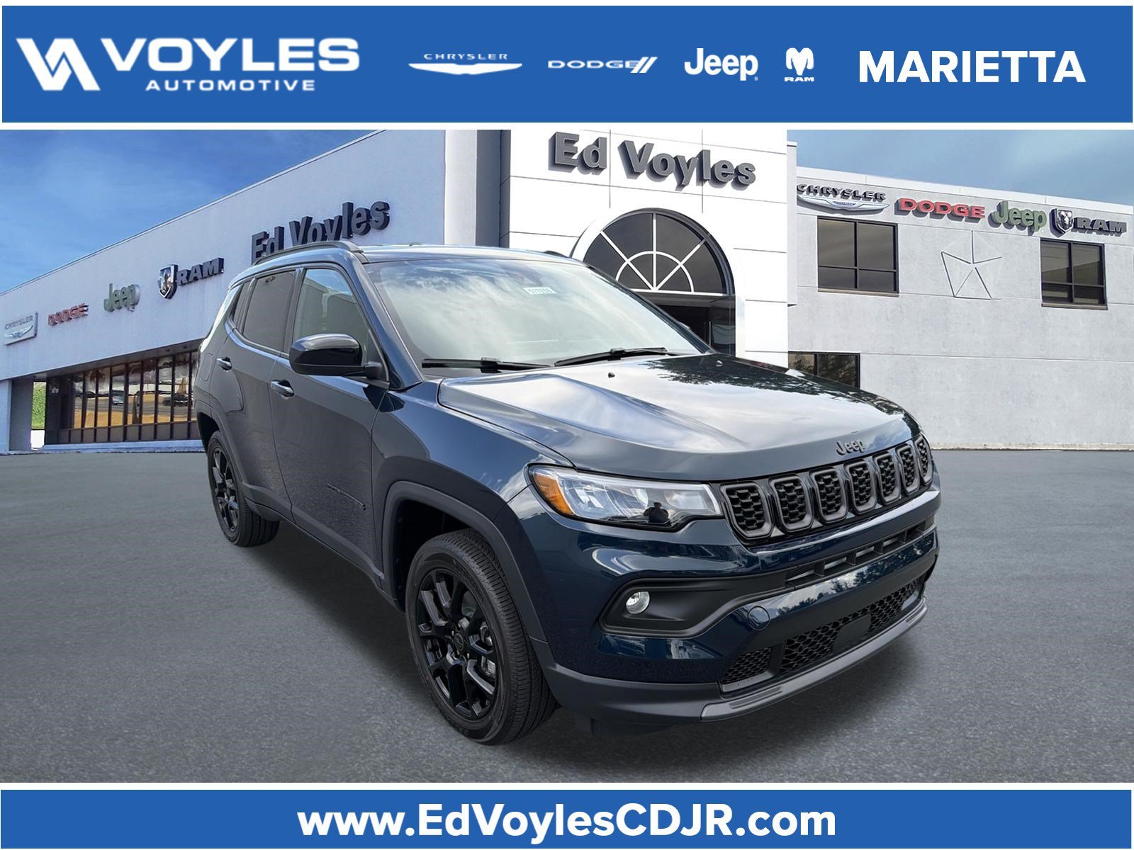 New 2026 Fathom Blue Pearl Coat Jeep Latitude Altitude image 1