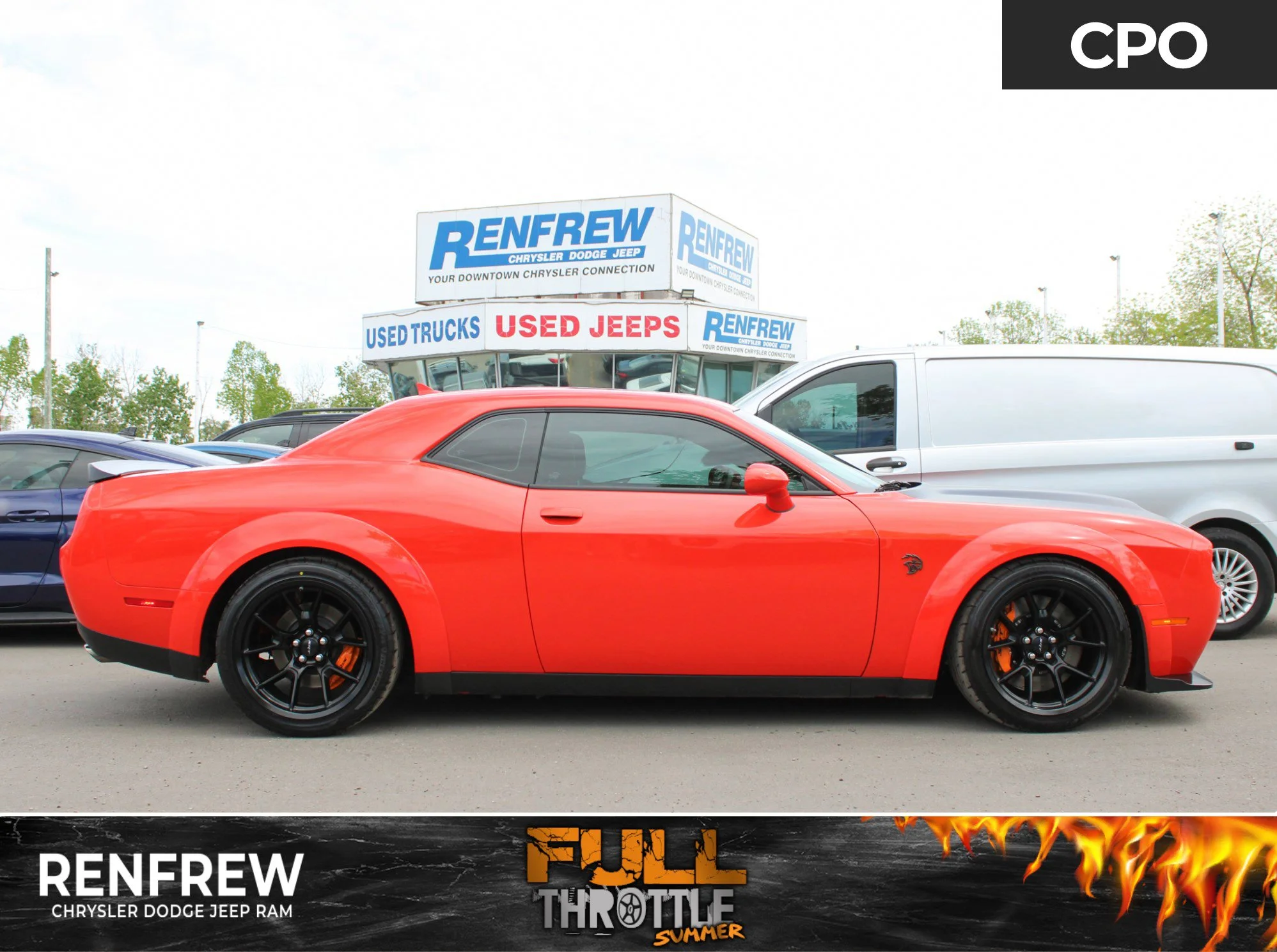 Certified Used 2021 go mango Dodge SRT Hellcat Redeye Widebody * No Accidents | 797 HP | Supercharged V8 | Laguna Leather image 1