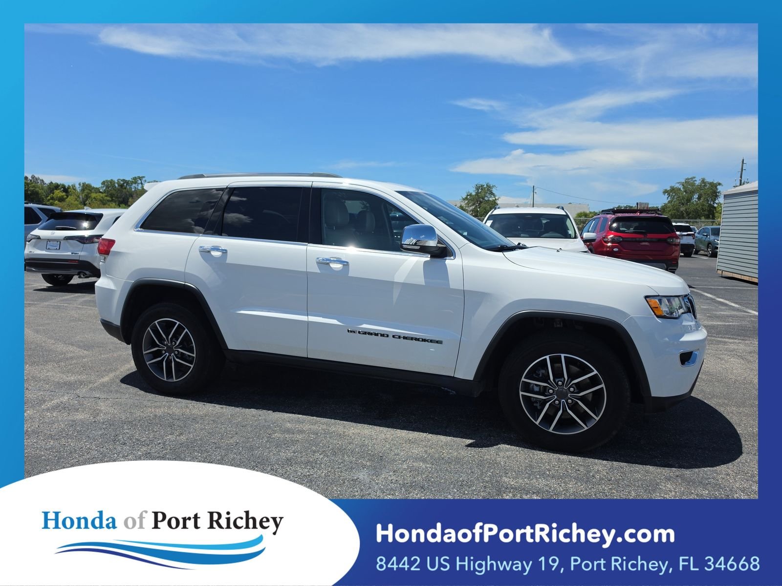 Used 2022 White Jeep Limited image 1