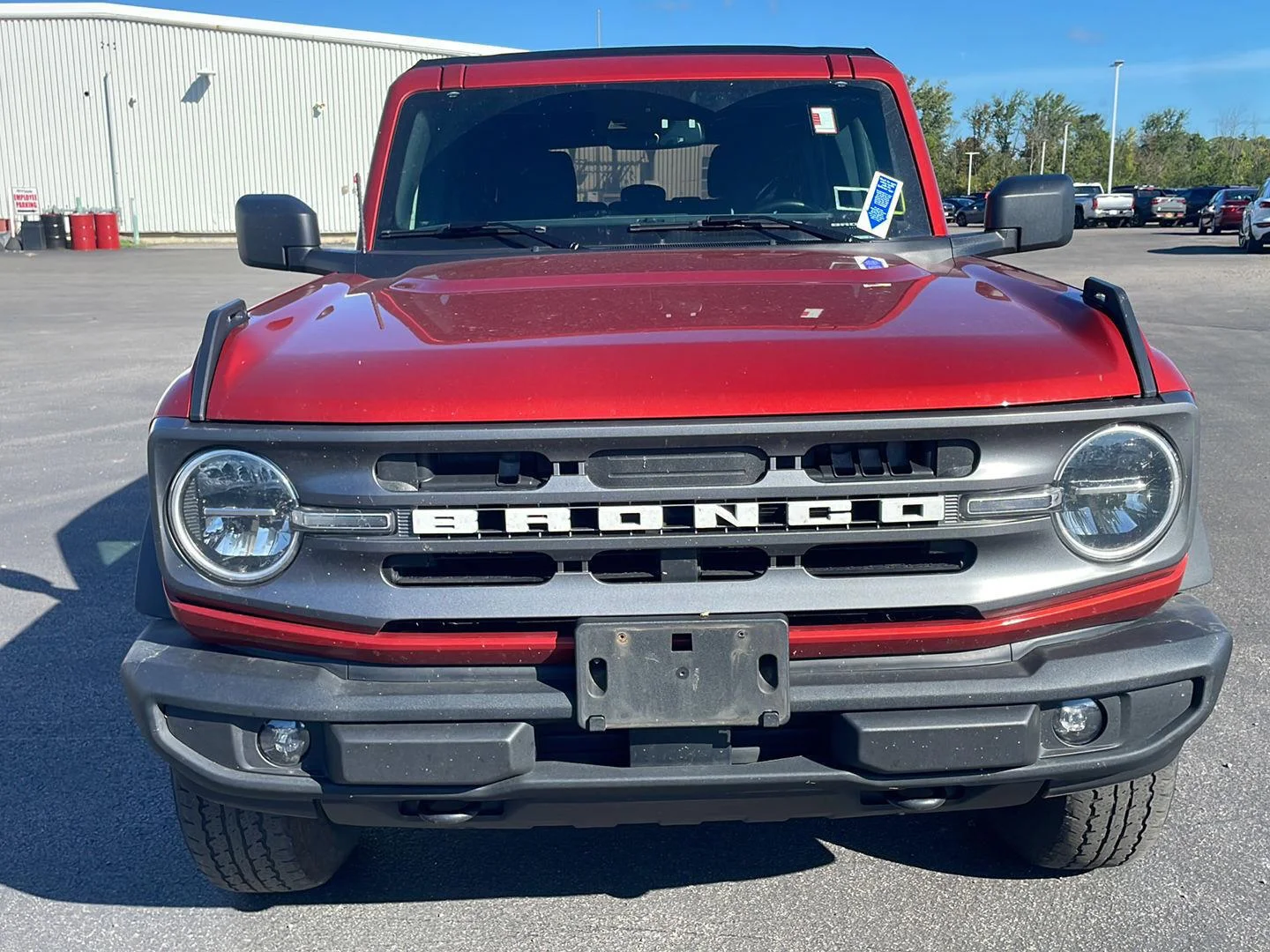 Used 2023 Hot Pepper Red Metallic Tinted Clearcoat Ford Big Bend image 8