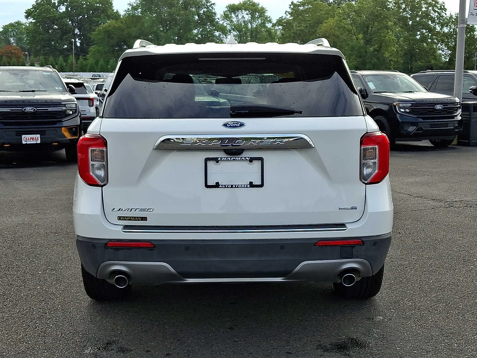 Used 2020 Star White Metallic Tri-Coat Ford Limited image 5