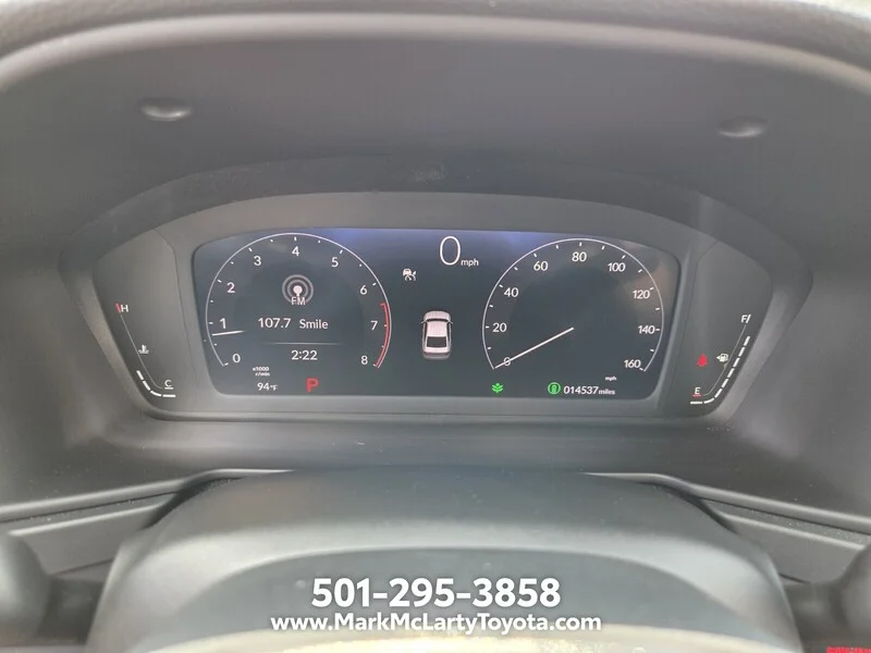 Used 2025 Crystal Black Pearl Honda LX CVT image 21