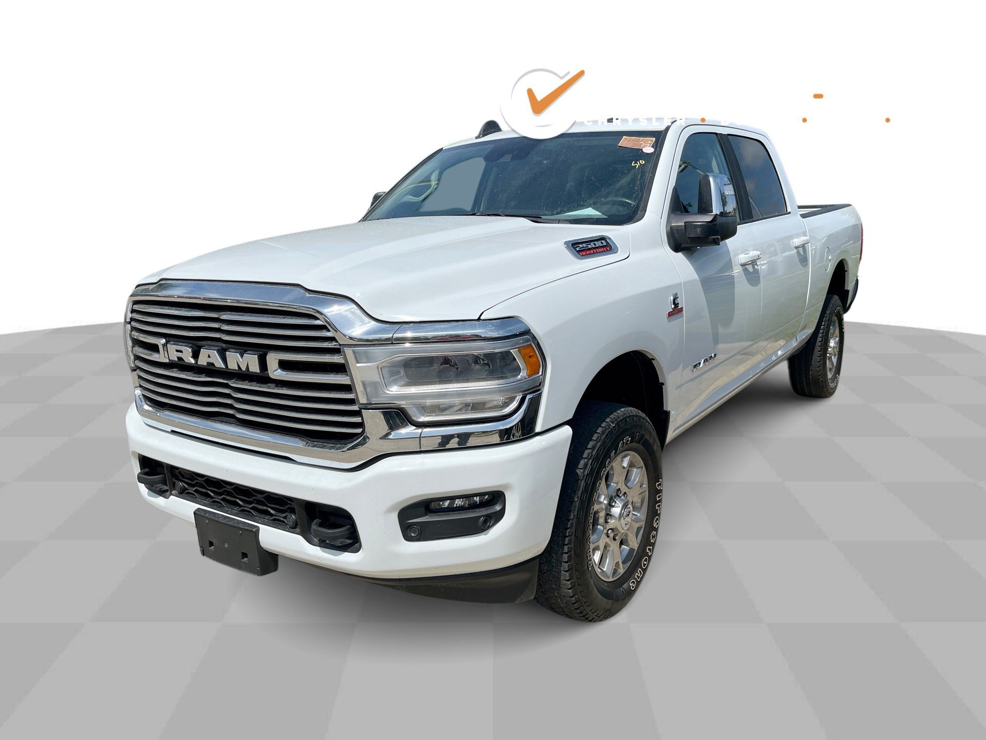 Certified Used 2024 Bright White Clearcoat Ram Laramie image 1