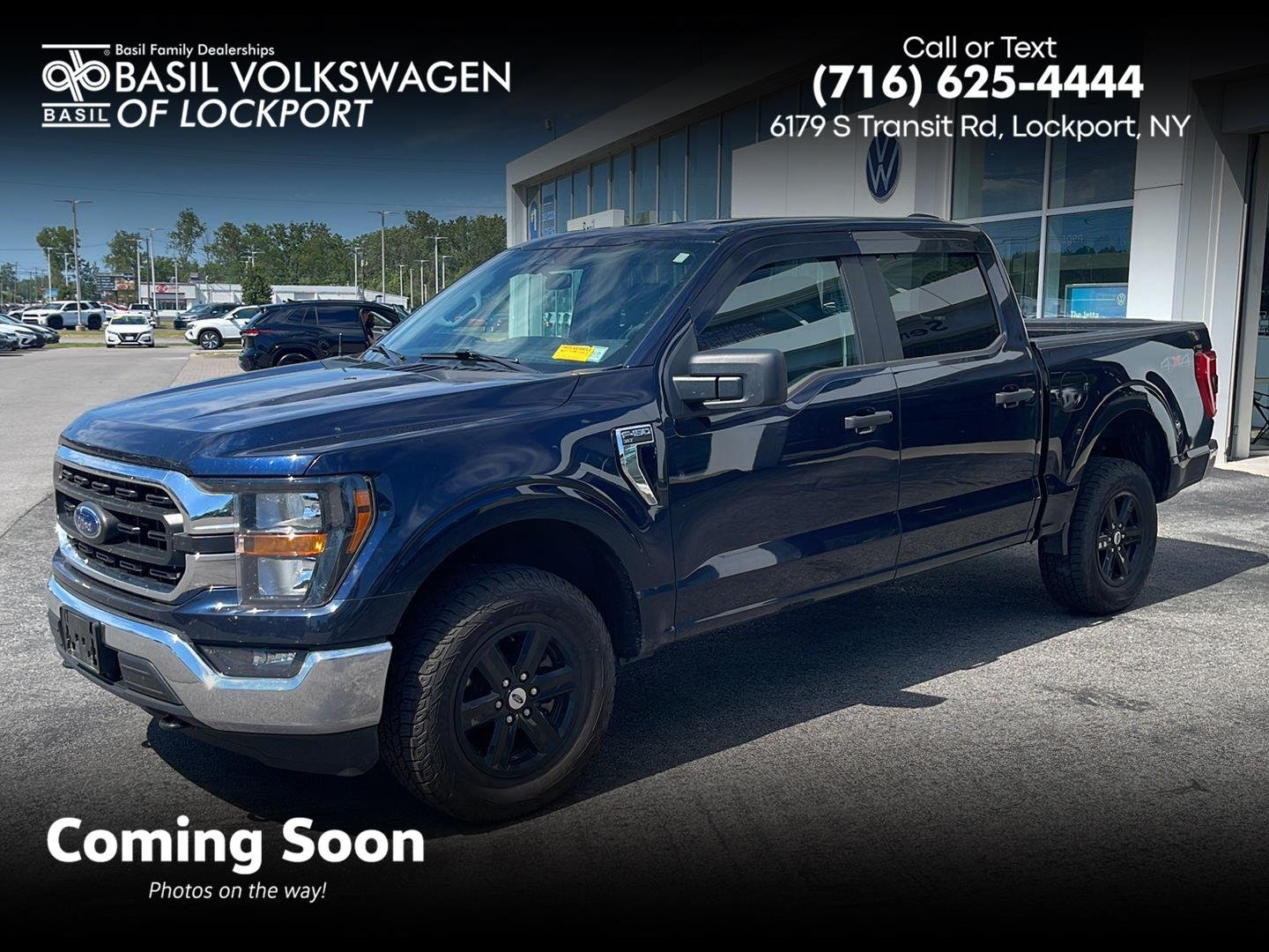Used 2023 Antimatter Blue Ford XLT image 1