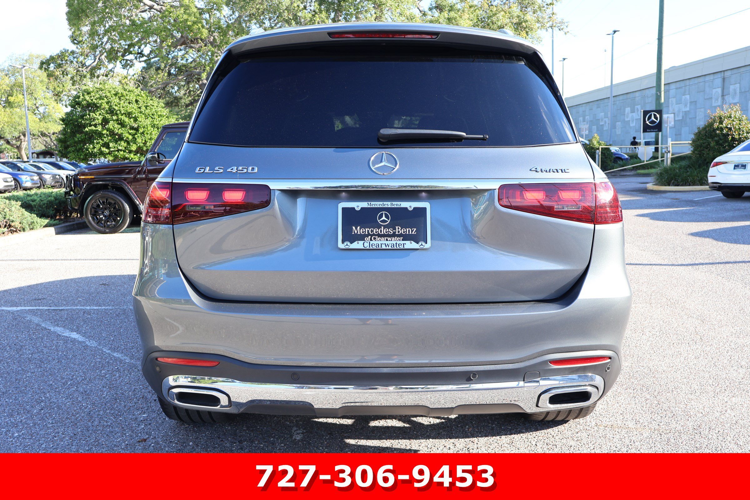 Certified Used 2025 Selenite Gray Metallic Mercedes-Benz GLS 450 image 8