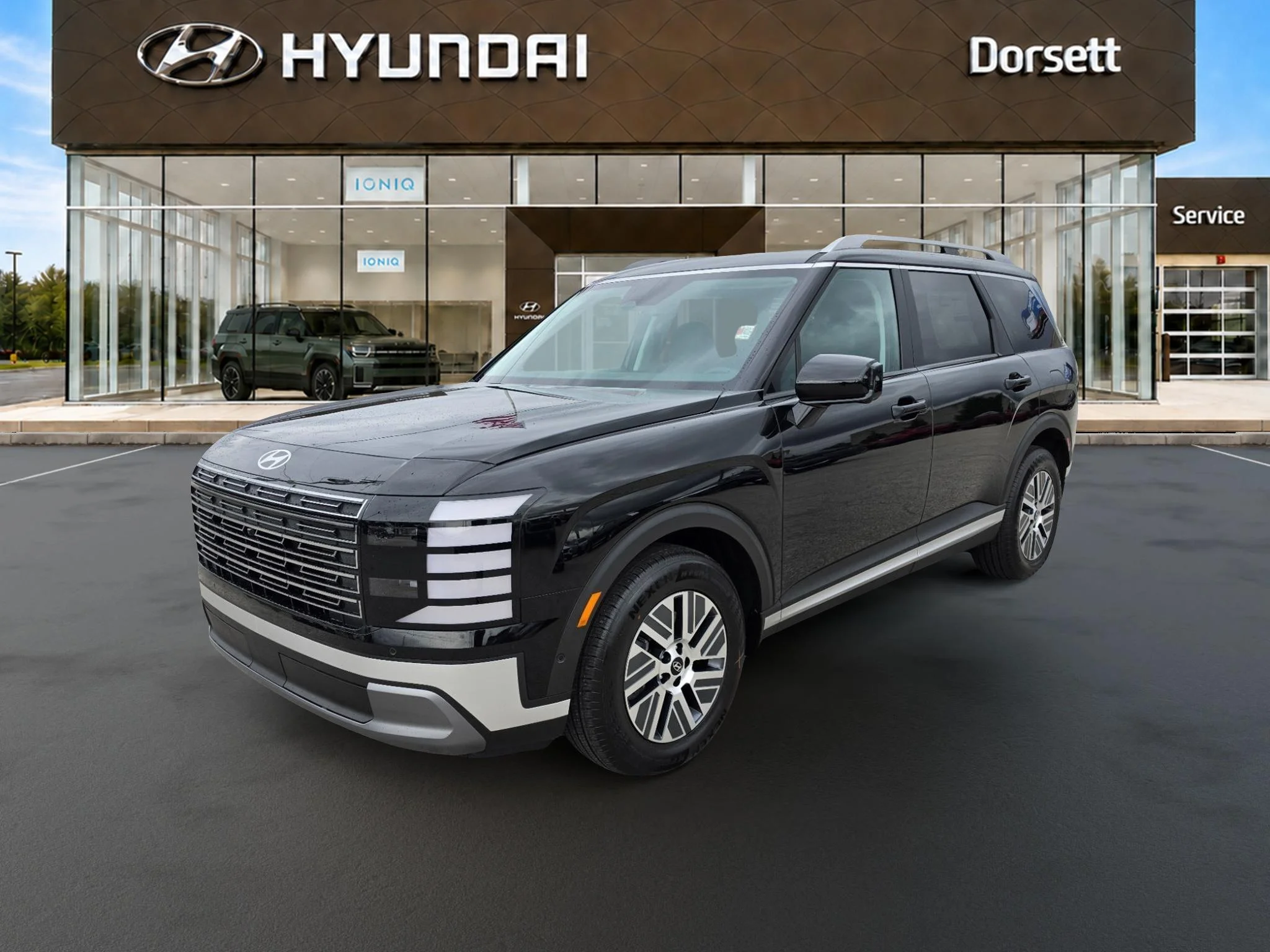 New 2027 Abyss Black Pearl Hyundai SEL Premium 7P image 1