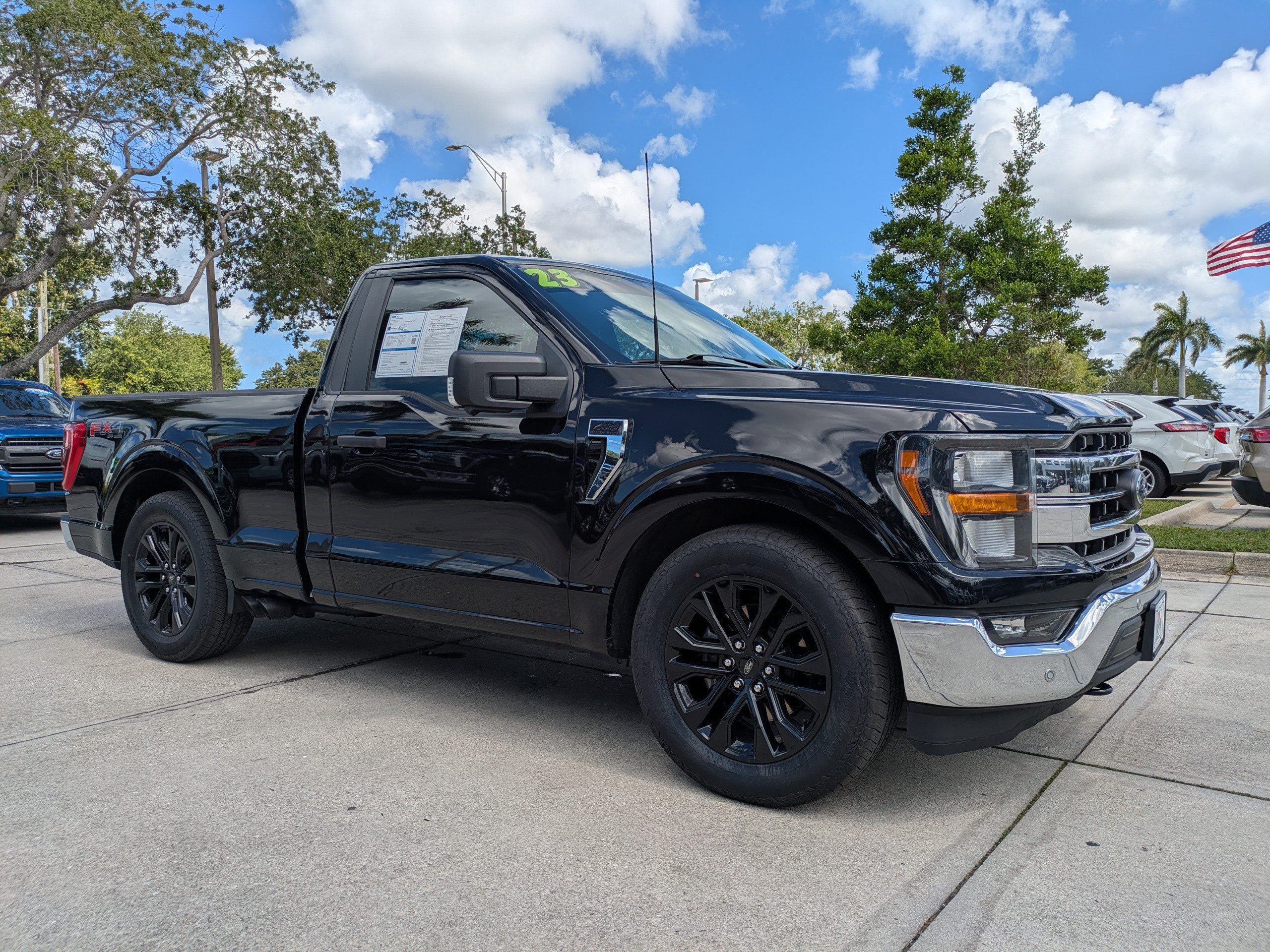 Used 2023 Black Metallic Ford XLT image 1
