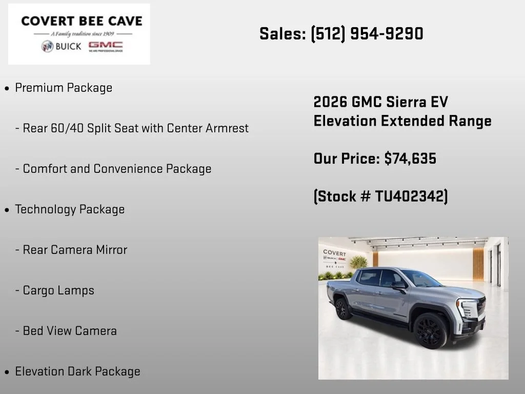 2026 GMC Sierra EV Elevation - Photo 20
