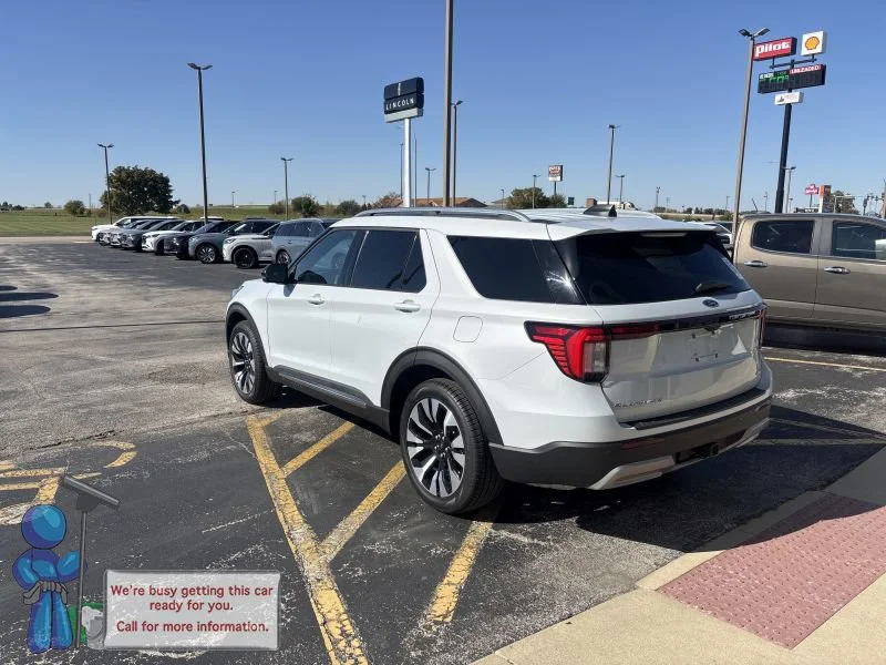Used 2026 White Metallic Ford Platinum image 3