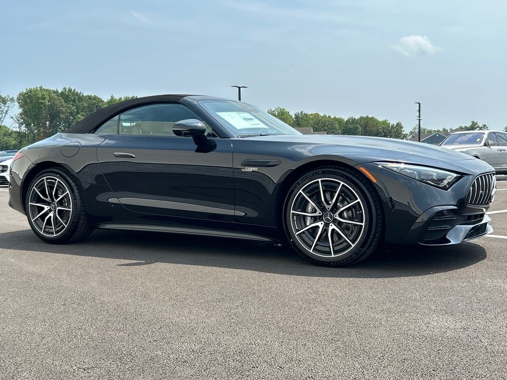 New 2027 Obsidian Black Metallic Mercedes-Benz AMG® SL 43 Roadster image 2