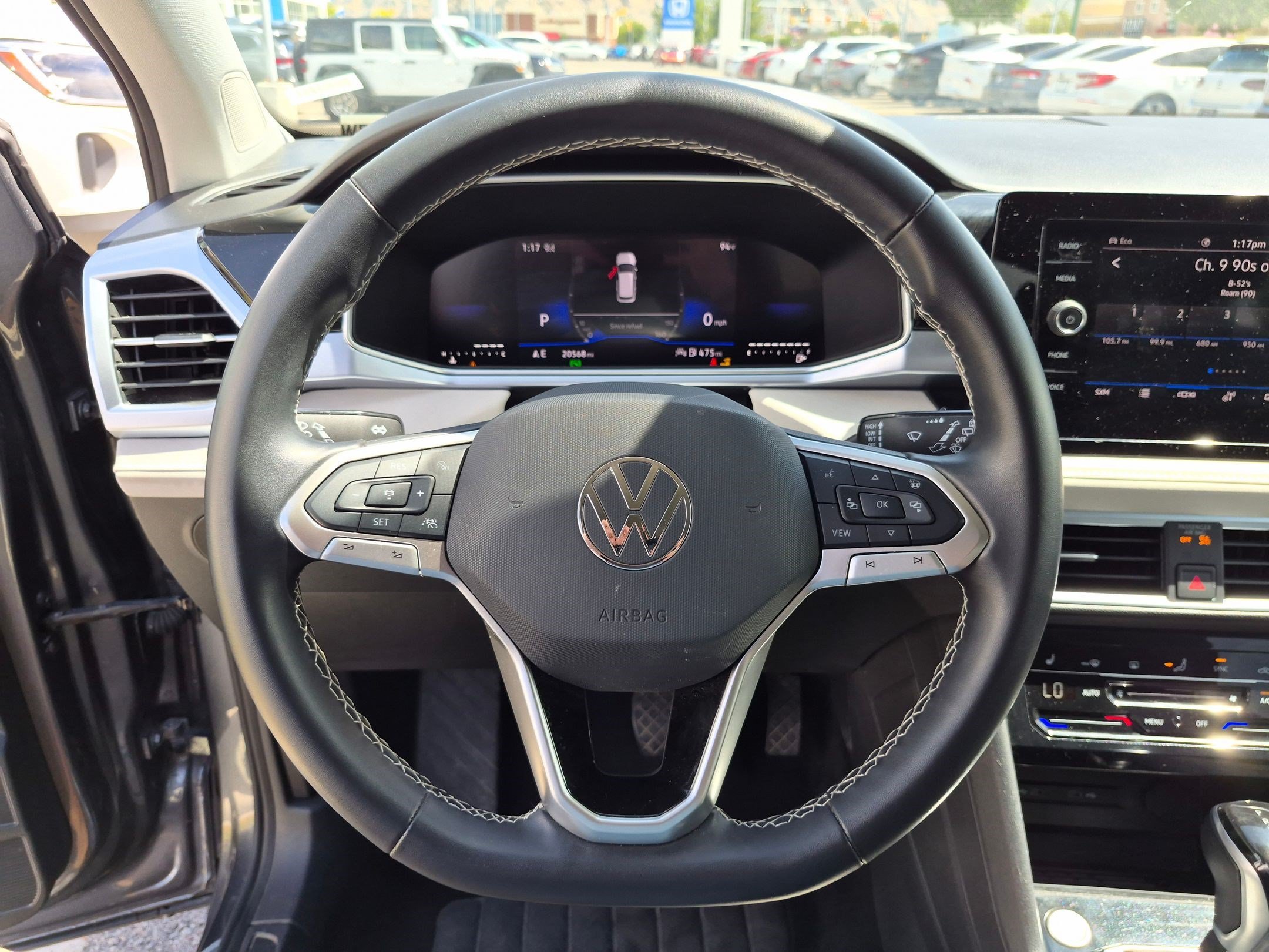 Certified Used 2025 Platinum Gray Metallic Volkswagen SE image 17