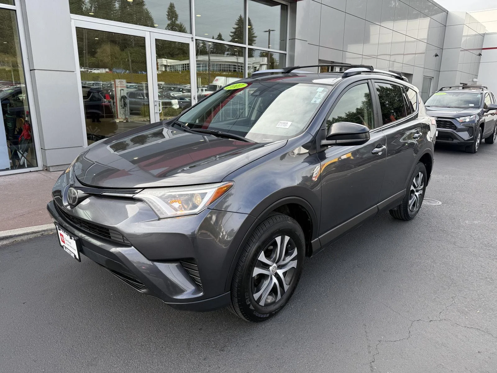 Used 2017 Magnetic Gray Metallic Toyota LE image 2