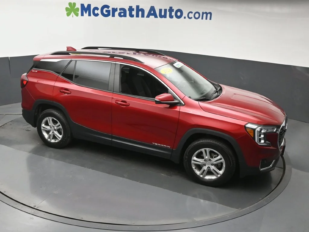Certified Used 2023 Red GMC SLE image 3