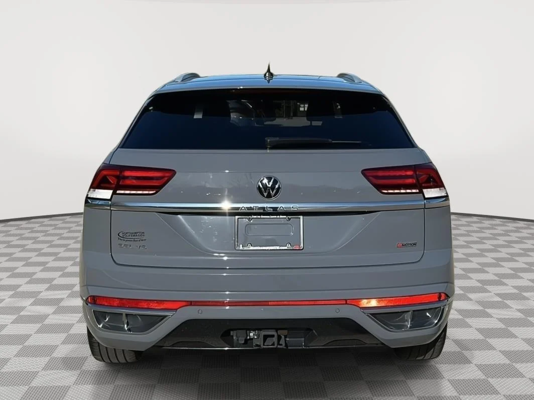 Used 2022 Pure Gray Volkswagen 3.6L V6 SEL Premium R-Line image 6