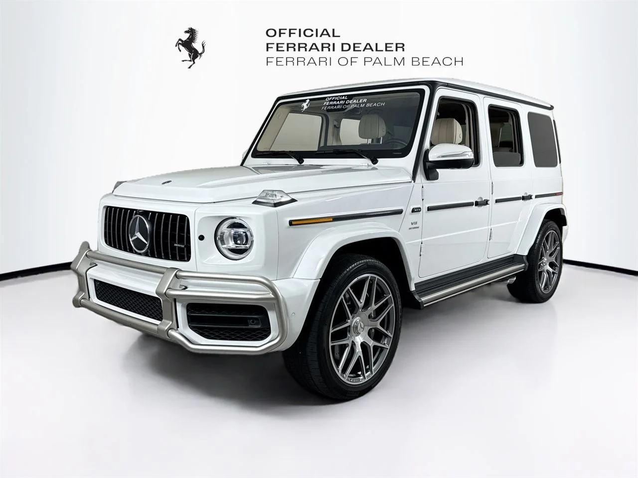 Used 2023 MANUFAKTUR Moonlight White Metallic Mercedes-Benz G 63 AMG® image 3