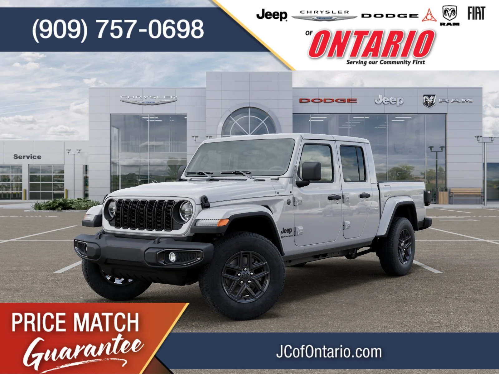 New 2026 Bright White Clear-Coat Exterior Paint Jeep Sport S image 1