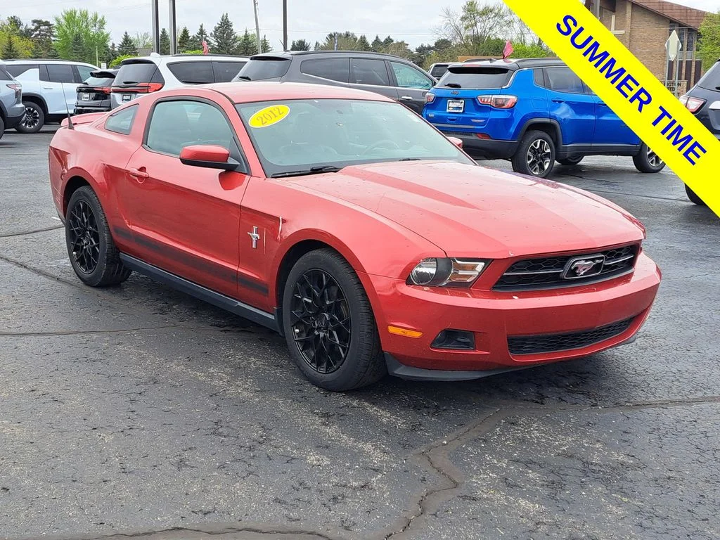 Used 2012 Ford Mustang V6 Premium with VIN 1ZVBP8AM4C5278148 for sale in Millington, MI