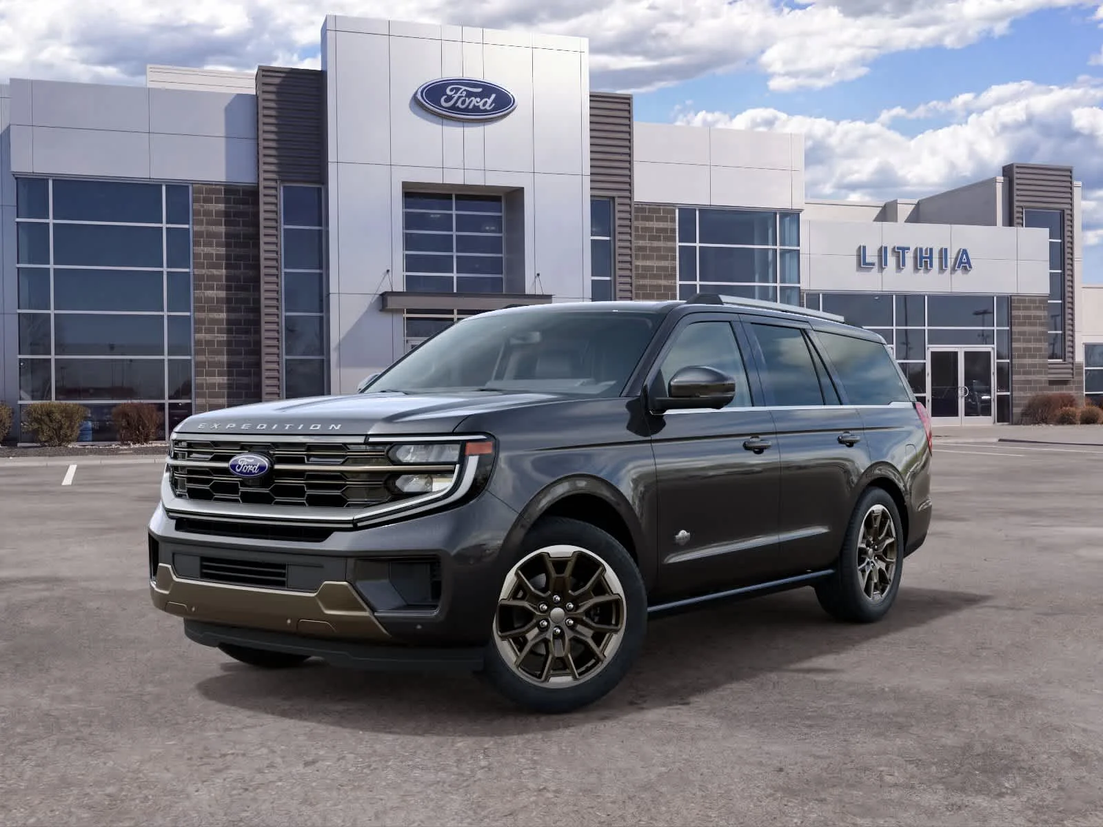 New 2027 Dark Matter Gray Metallic Ford King Ranch® image 2
