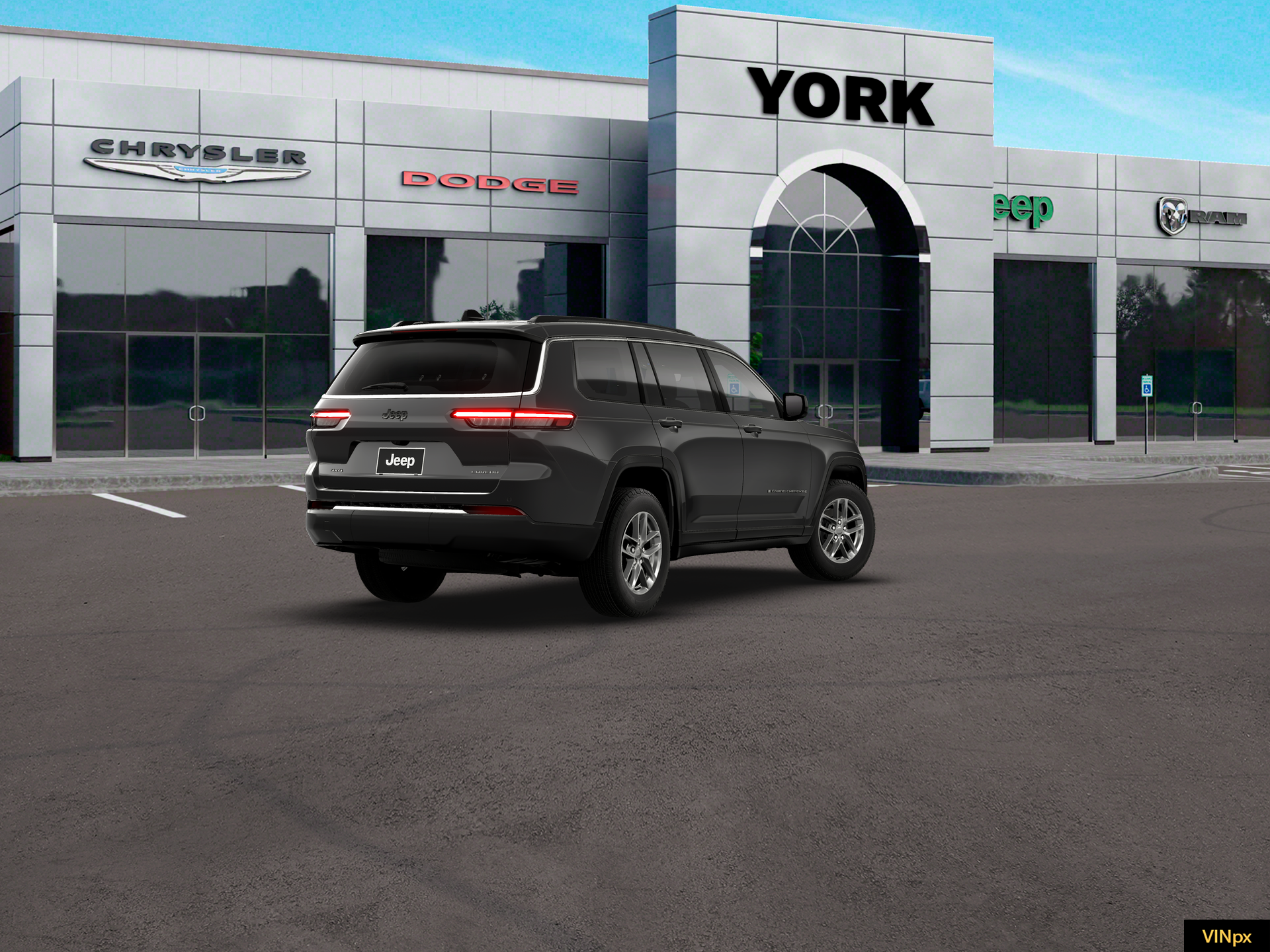 New 2026 Baltic Gray Metallic Clear-Coat Exterior Paint Jeep Laredo X image 19