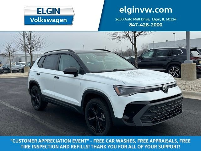 New 2026 Pure White W/Deep Black Roof Volkswagen 1.5T SE Black image 1