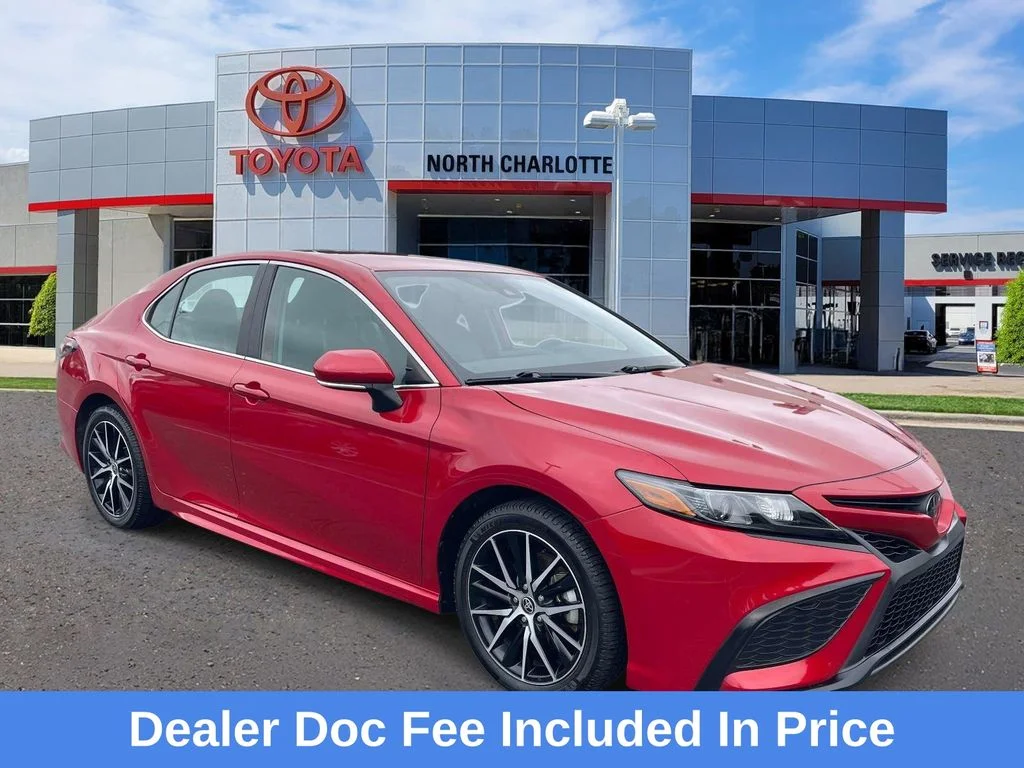 Certified Used 2023 Red Toyota SE image 1
