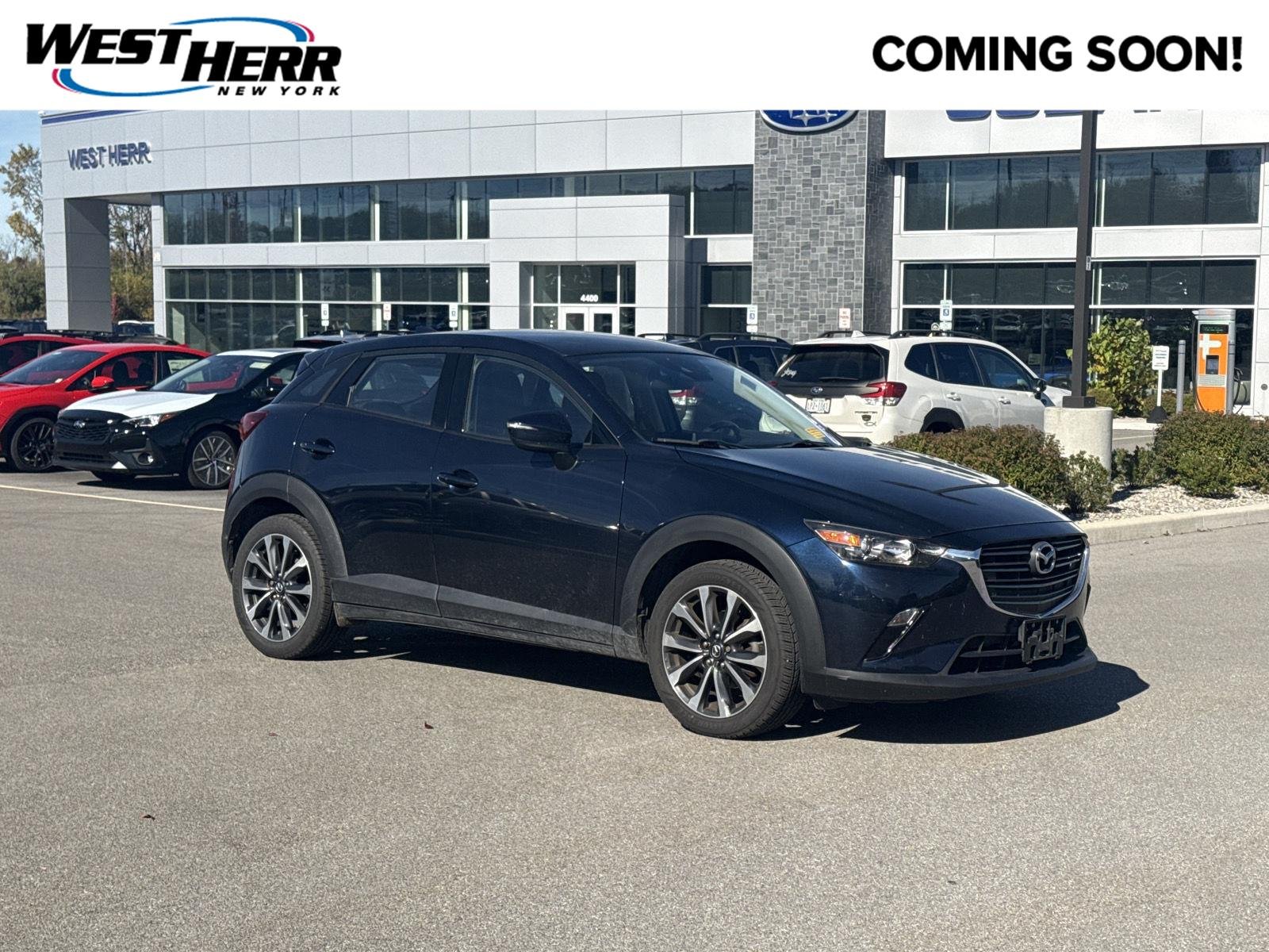 Used 2019 Deep Crystal Blue Mica Mazda Touring image 1