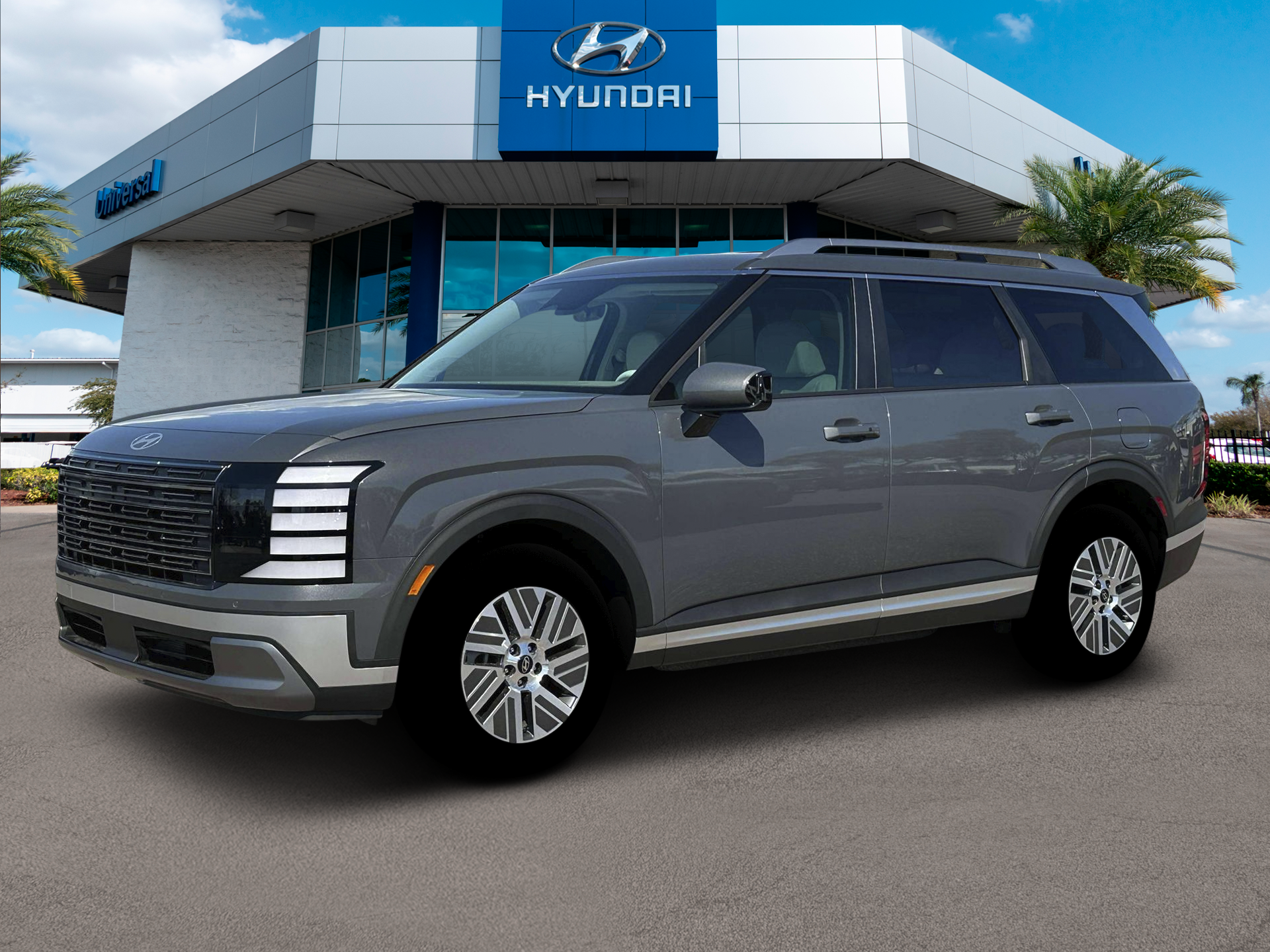 New 2026 Gray Hyundai Blue SEL 8P image 2