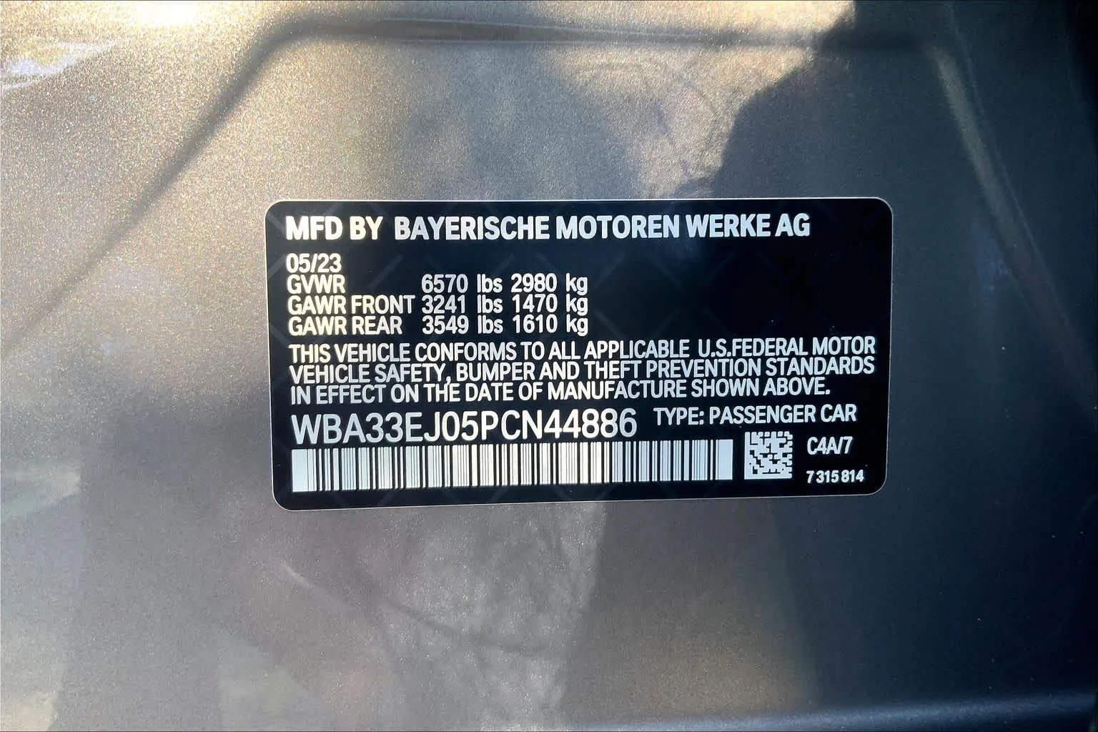 Certified Used 2023 Oxide Grey Metallic BMW 760i xDrive image 31