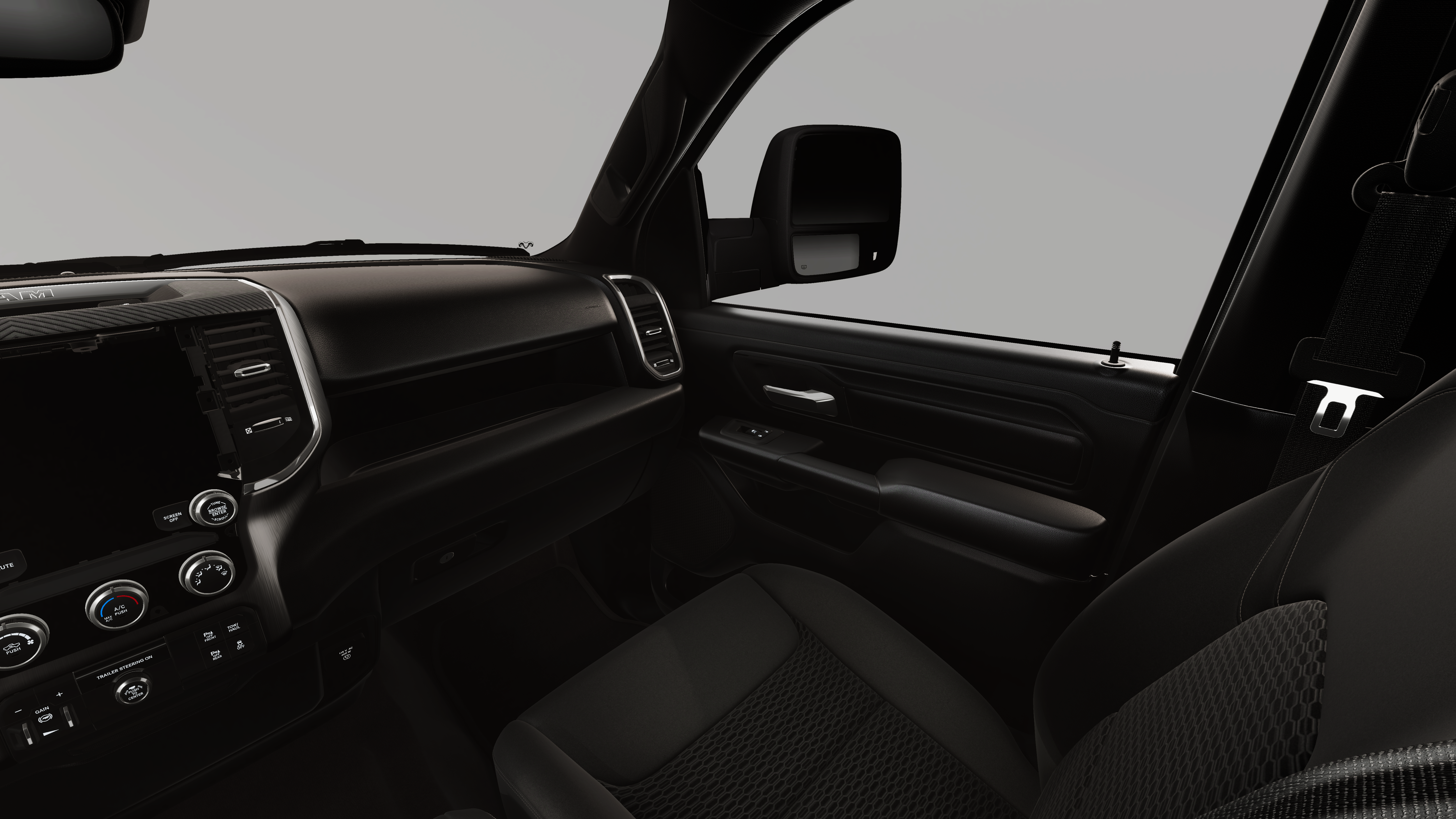 New 2026 Diamond Black Crystal Pearl-Coat Exterior Paint RAM  image 33