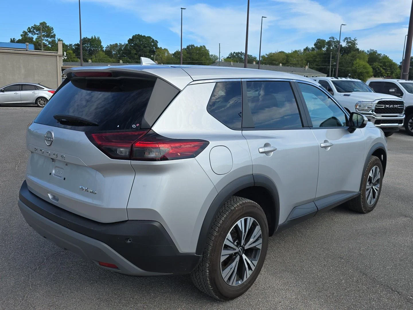 Used 2023 Brilliant Silver Metallic Nissan SV image 3