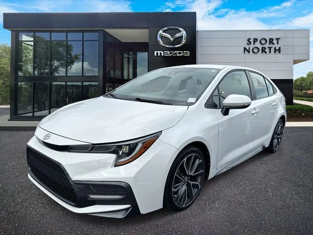 Used 2020 White Toyota SE image 7