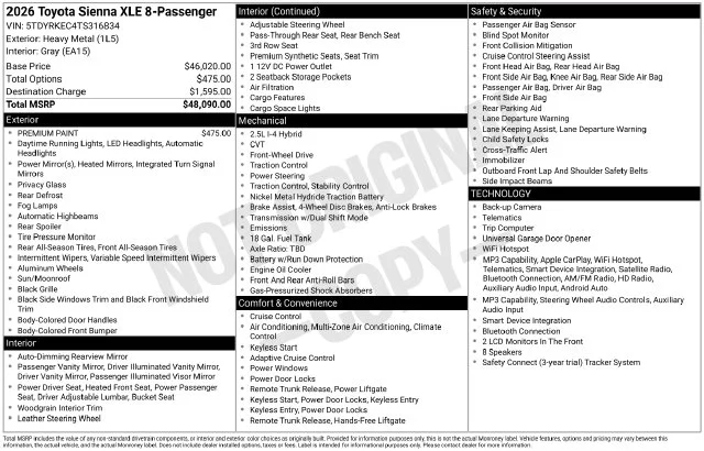 Certified Used 2026  Toyota XLE image 36