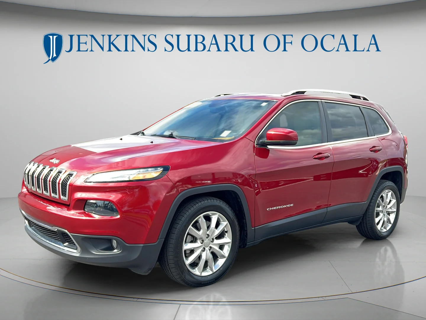 Used 2016 Deep Cherry Red Crystal Pearlcoat Jeep Limited image 7