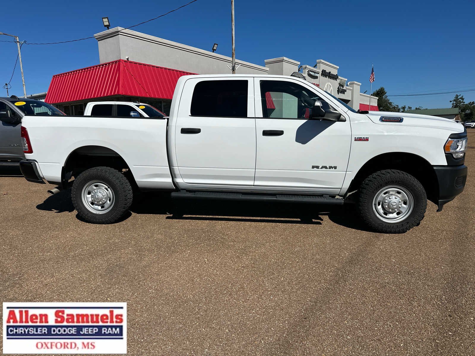 Used 2022 Bright White Clearcoat Ram Tradesman image 3
