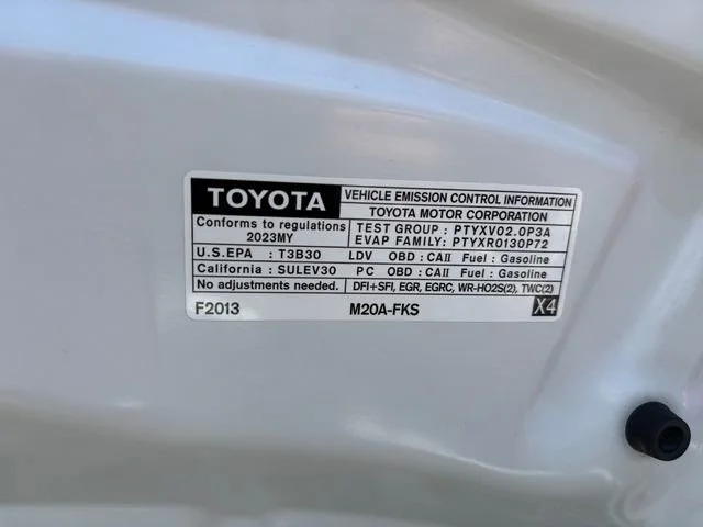 Certified Used 2023 White Toyota LE image 10