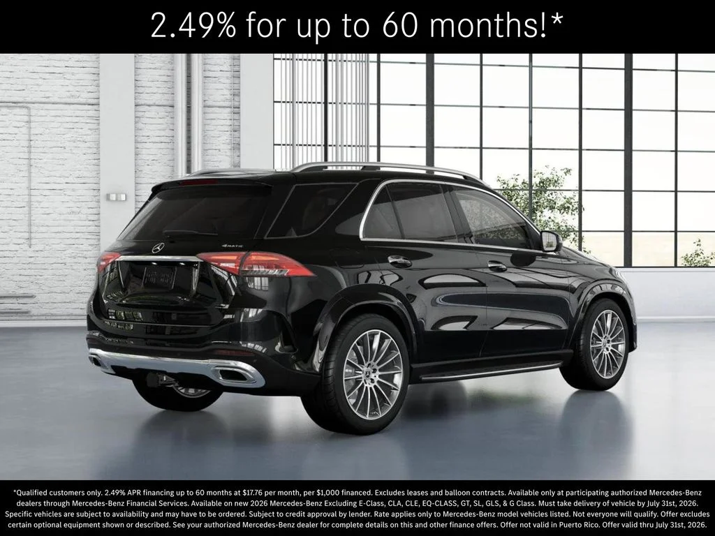 New 2026 Obsidian Black Metallic Mercedes-Benz GLE 450 image 21