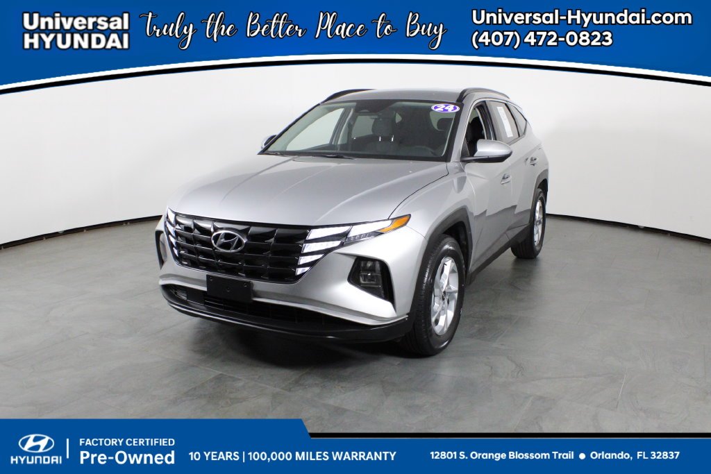 Certified Used 2024 Silver Hyundai SEL image 1