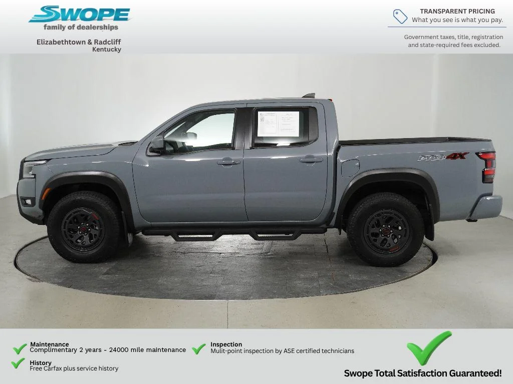 Used 2025 Boulder Gray Pearl Nissan PRO-4X image 7