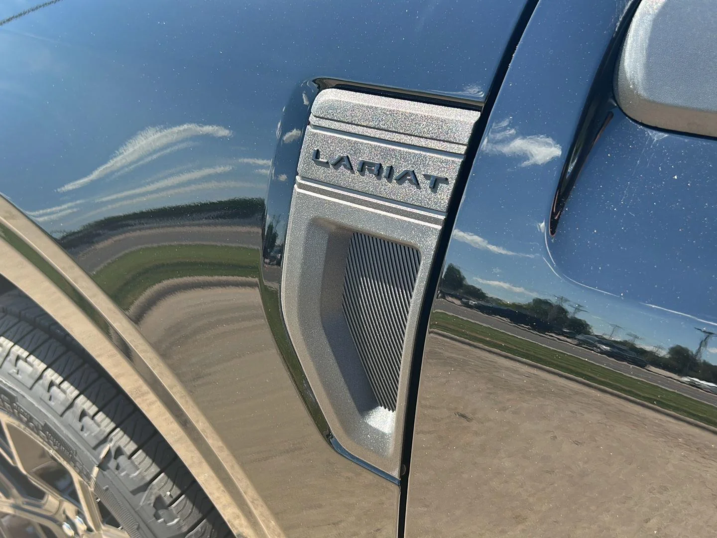 New 2026 Shadow Black Ford Lariat® image 2