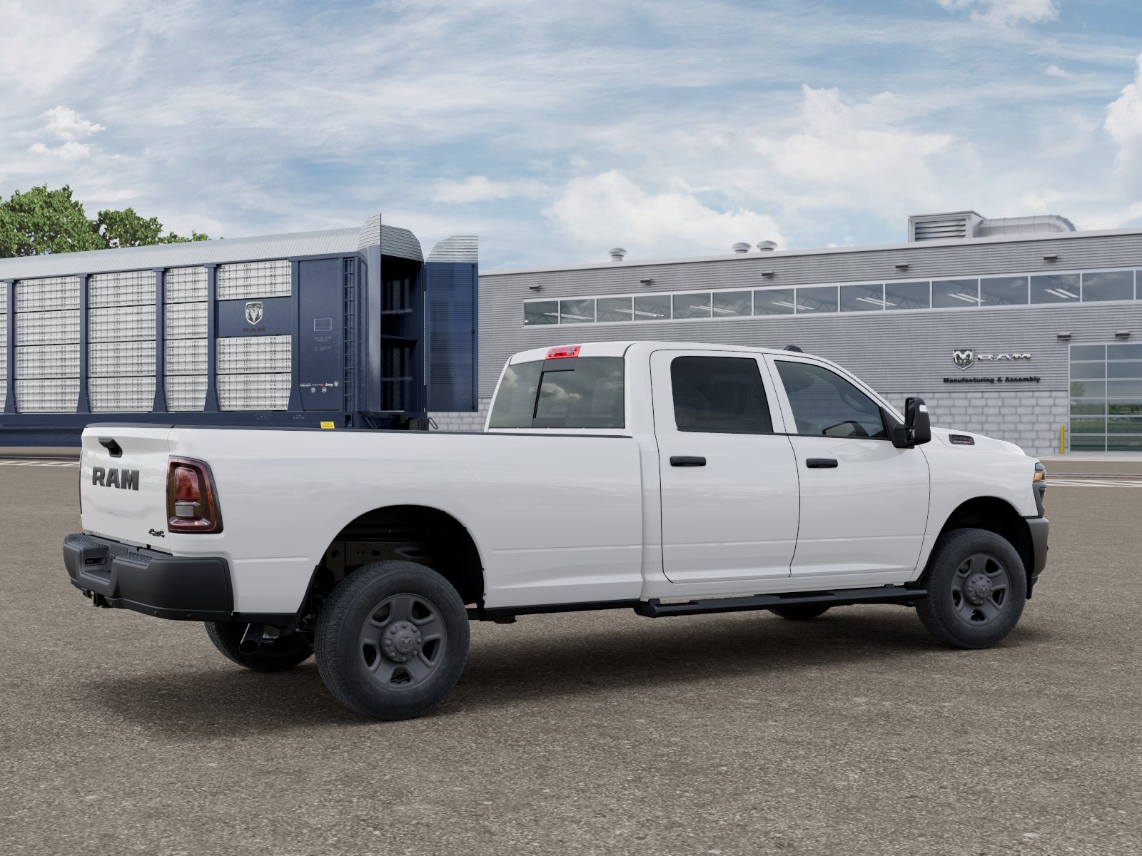 New 2026 Bright White Clear-Coat Exterior Paint RAM Tradesman image 41
