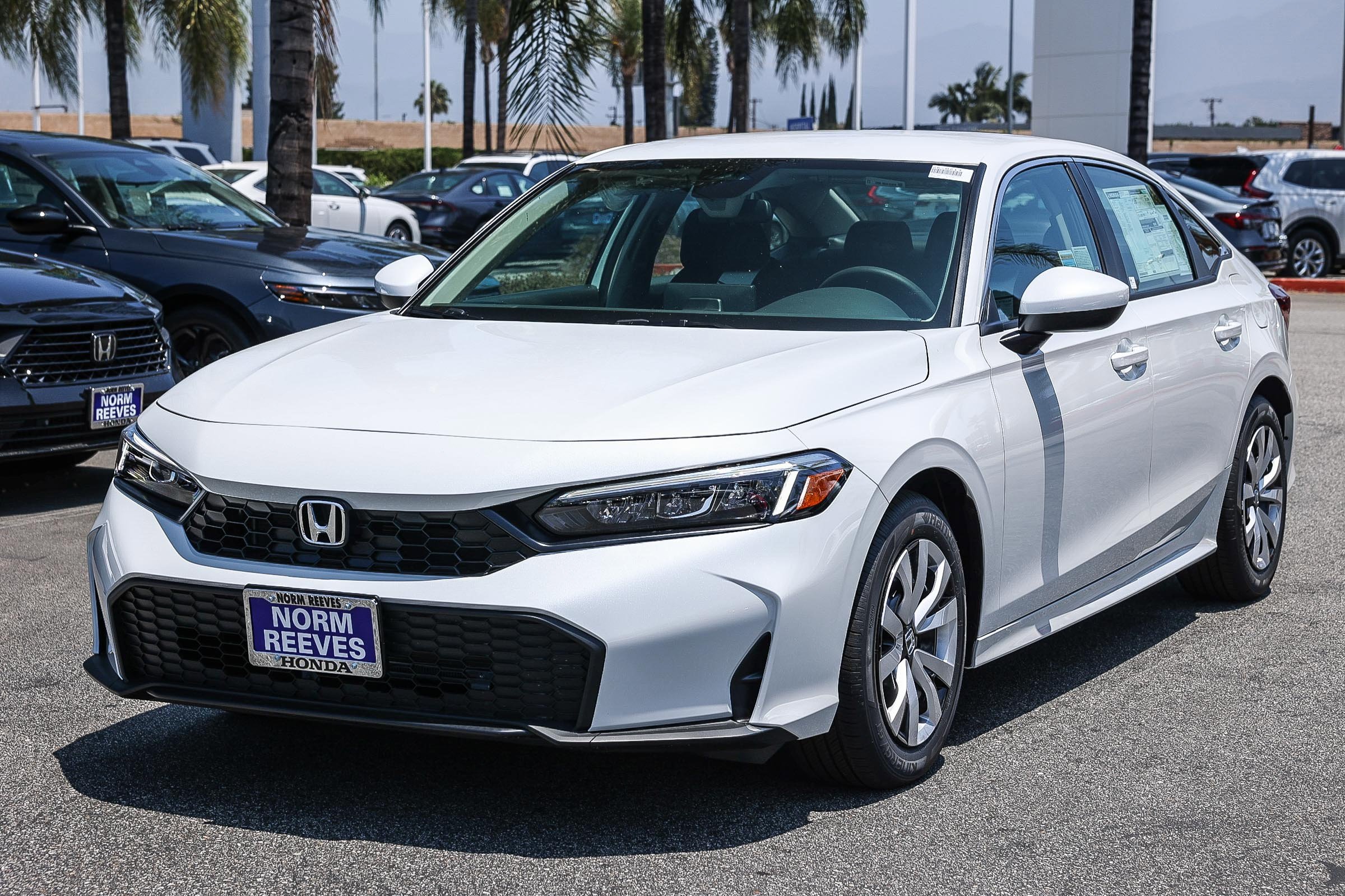 New 2026 Platinum White Pearl Honda LX CVT image 3