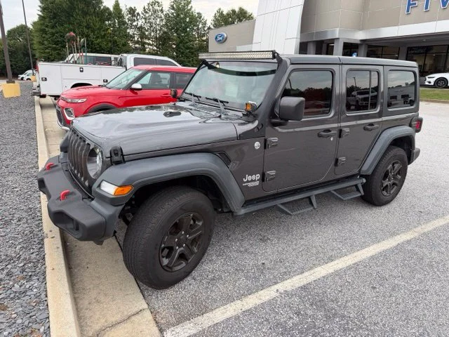 Used 2020 Gray Jeep Unlimited Sport S image 2
